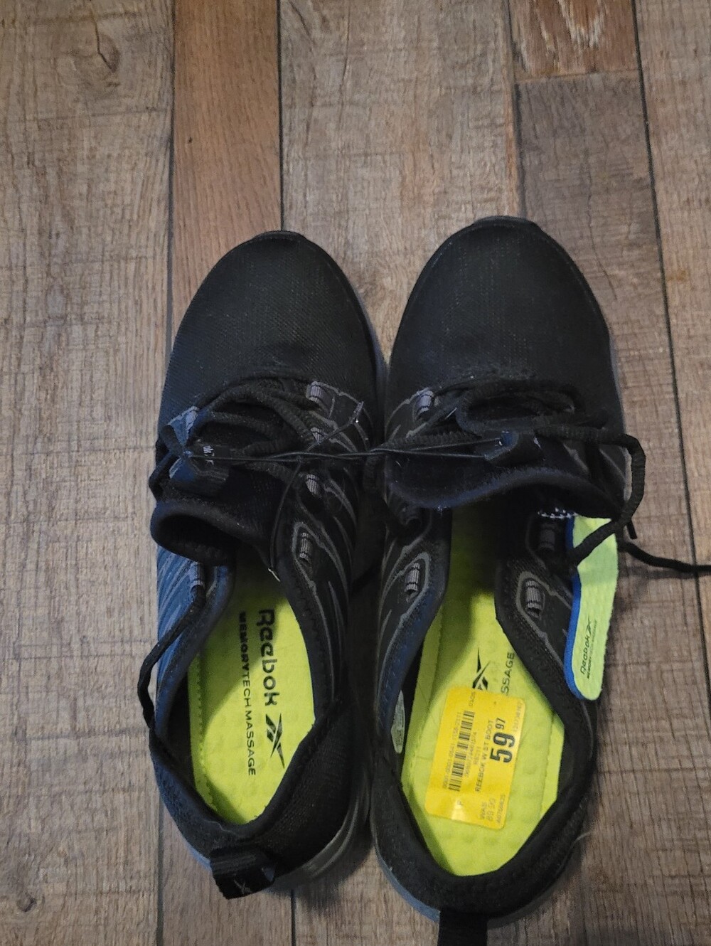 Reebok Size Mens 8.5 Steel Toe Nwt Black